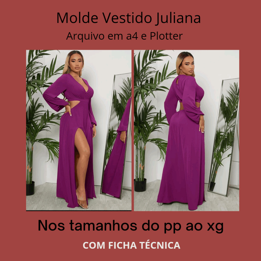 Molde Vestido Juliana