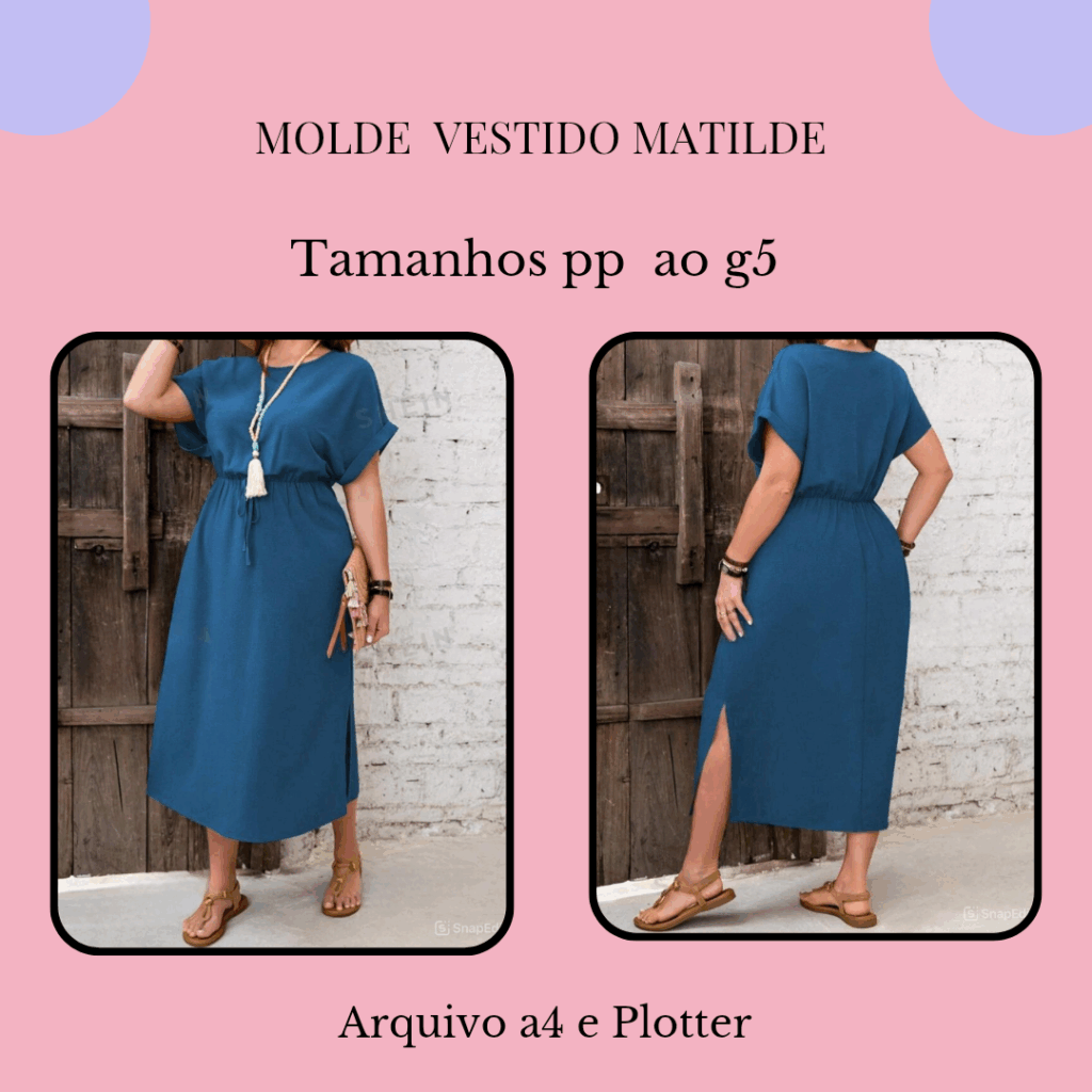 Molde Vestido Matilde