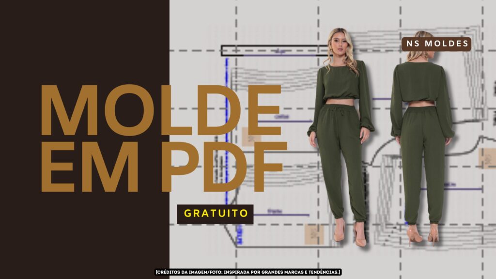 Molde em PDF Gratuito - Conjunto Graça - PP ao G5