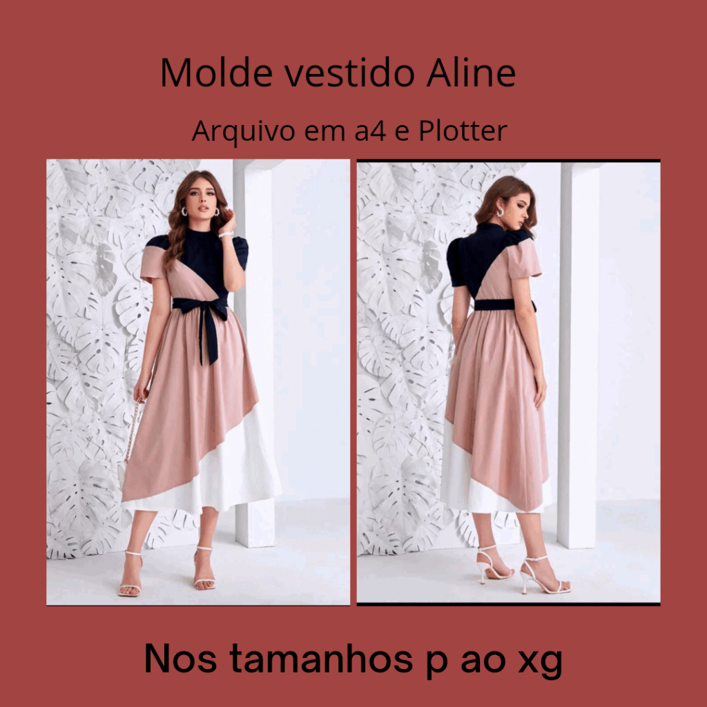 Molde vestido Aline