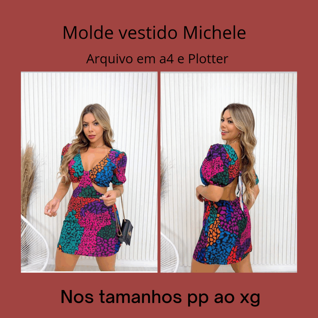 Molde vestido Michele