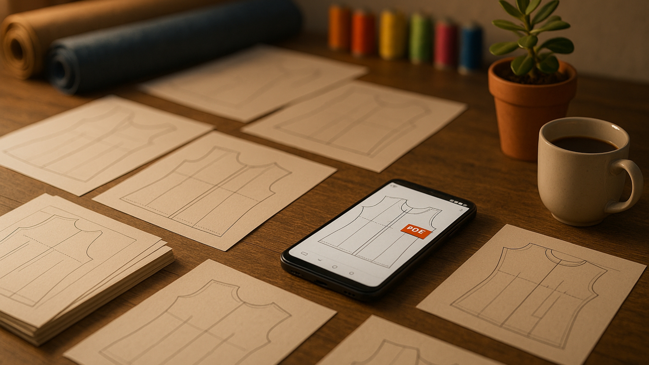 Por que usar moldes em PDF pelo celular