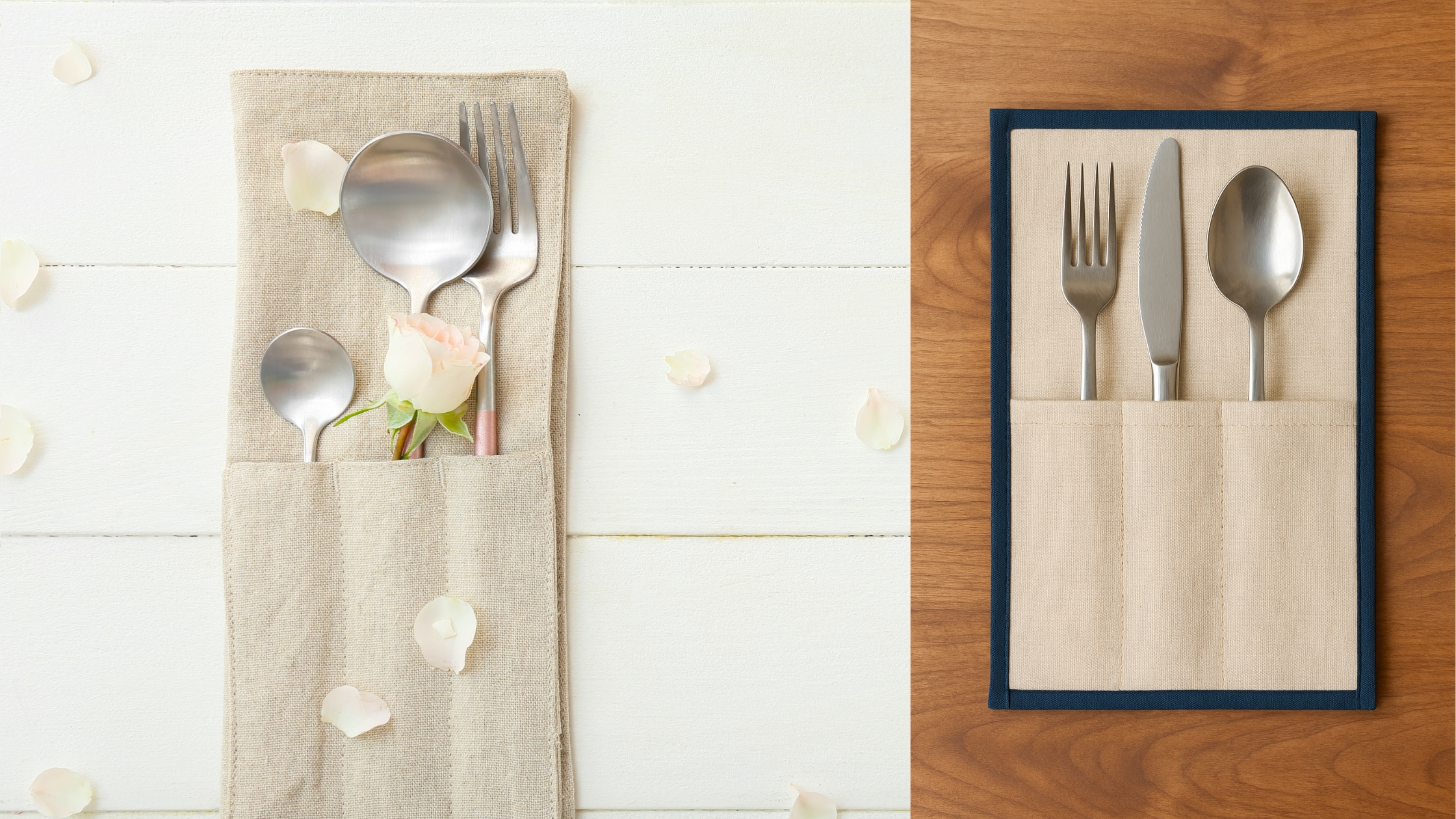 Porta-talheres de Tecido