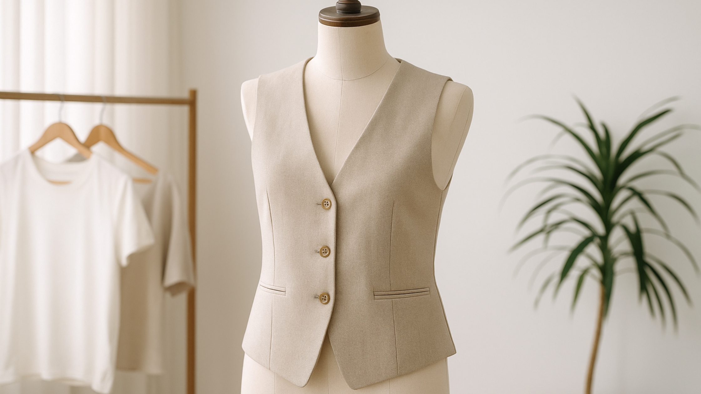 Use um manequim ou uma modelo real — evite cabide!