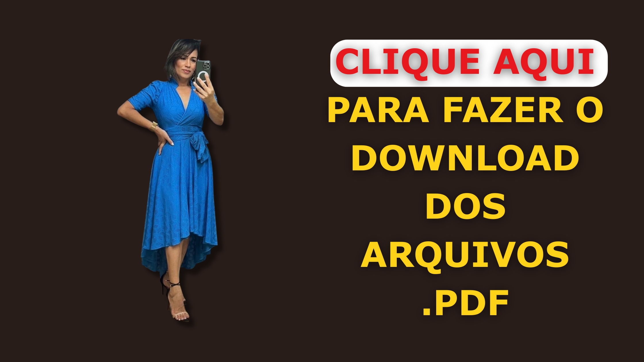 Baixar Molde em PDF Vestido Mullet Gal