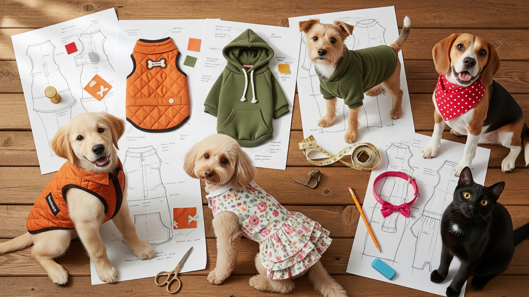 Catálogo de Moldes em PDF para Moda Pet