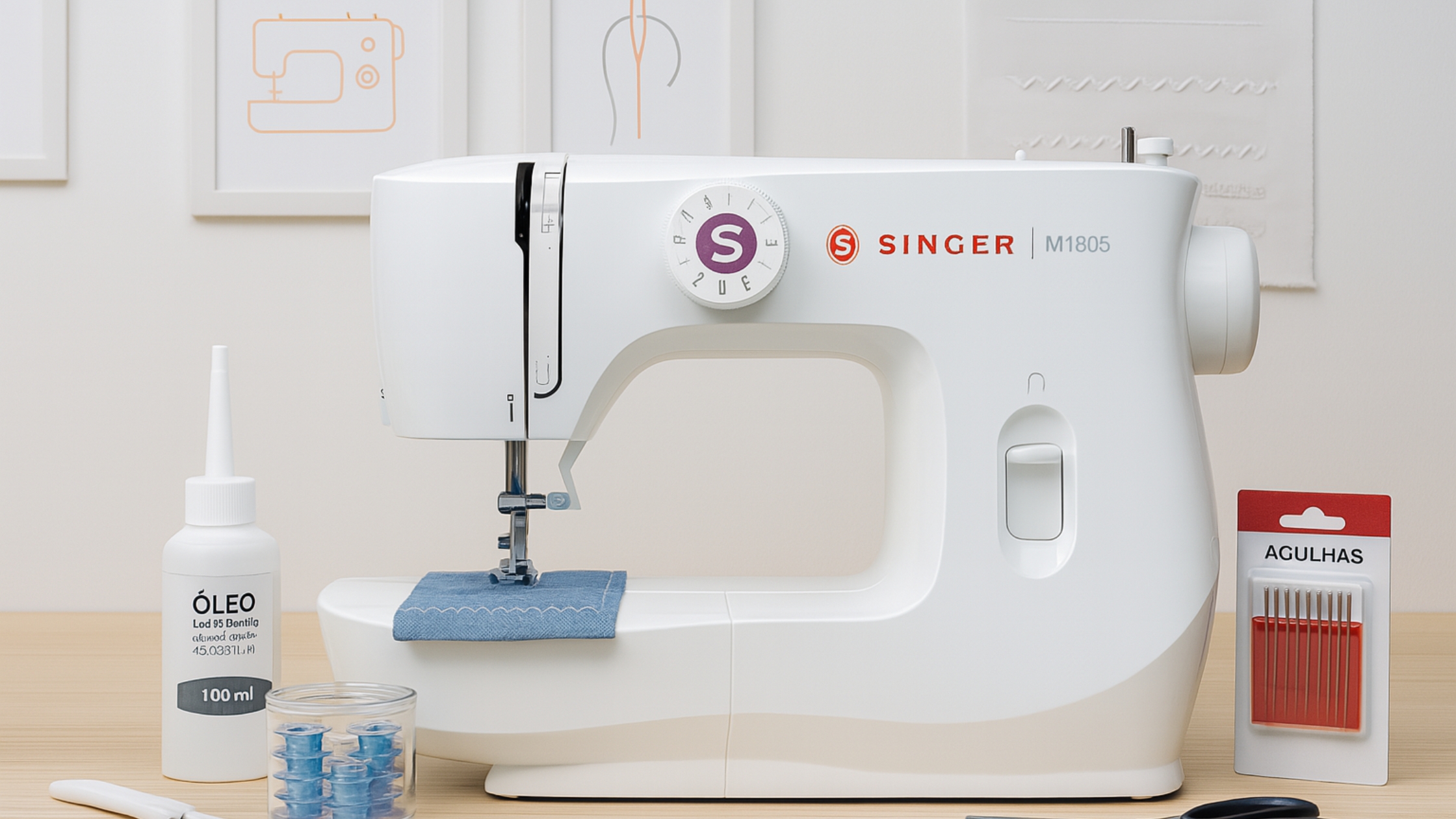 Dicas práticas para usar bem a Máquina de Costura M1605