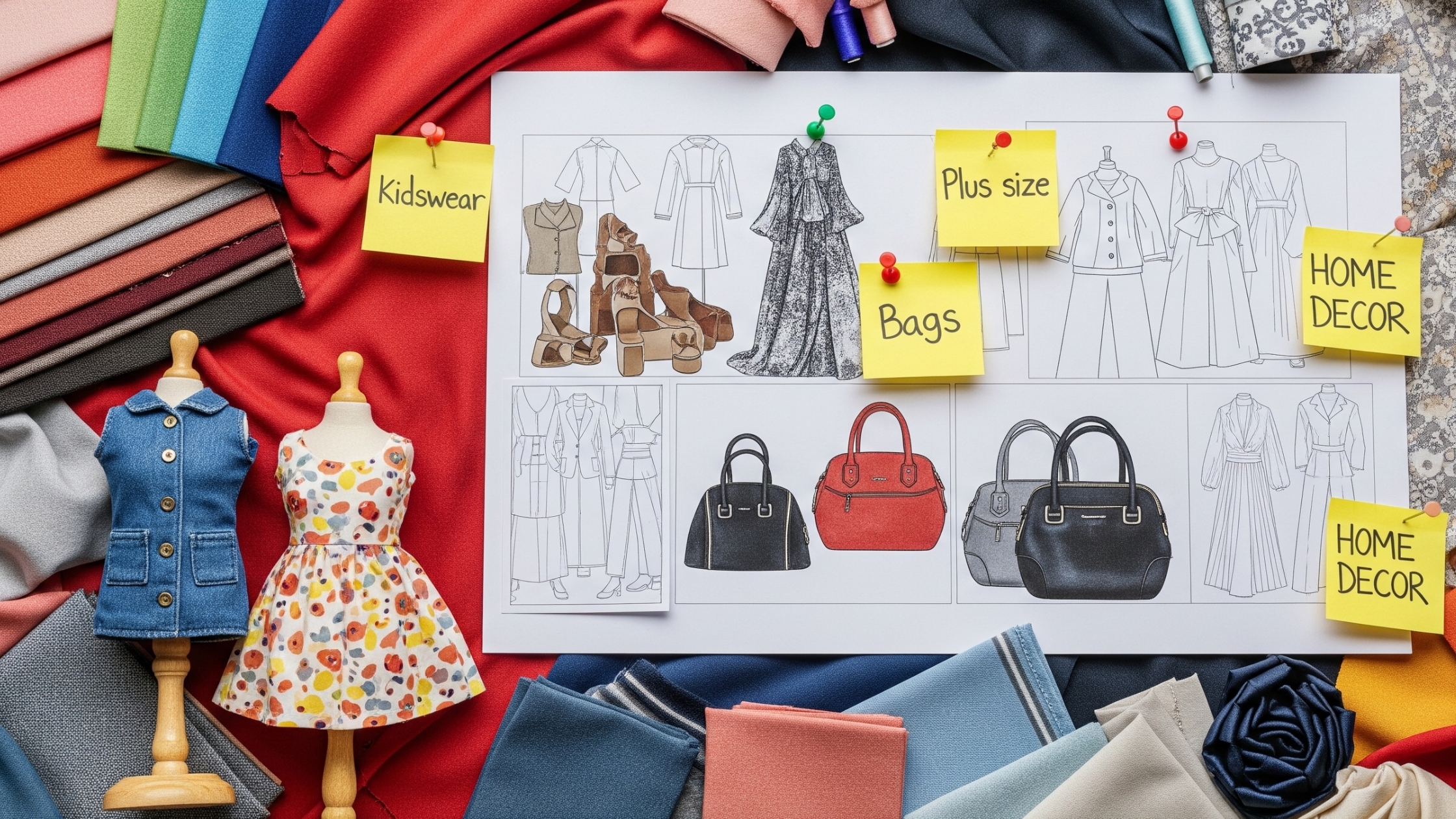 Escolha o nicho e os tipos de moldes