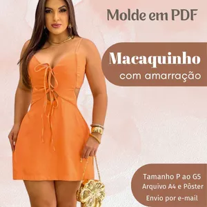 MOLDE EM PDF MACAQUINHO COM AMARRAÇÃO
