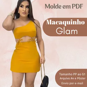 MOLDE EM PDF MACAQUINHO GLAM