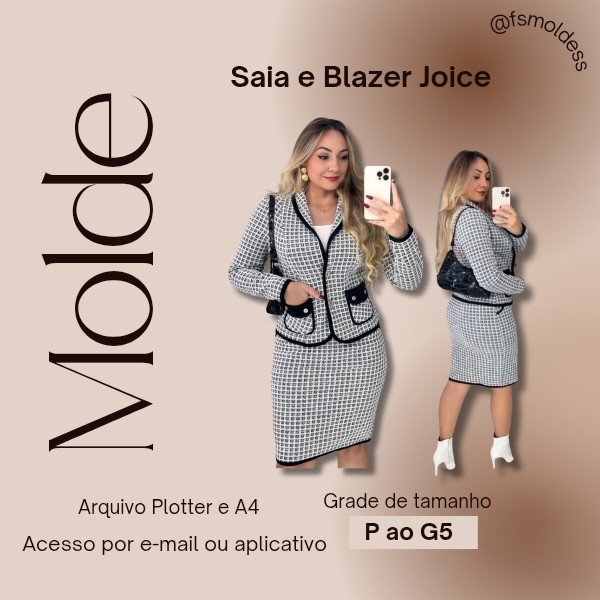 MOLDE SAIA E BLAZER JOICE