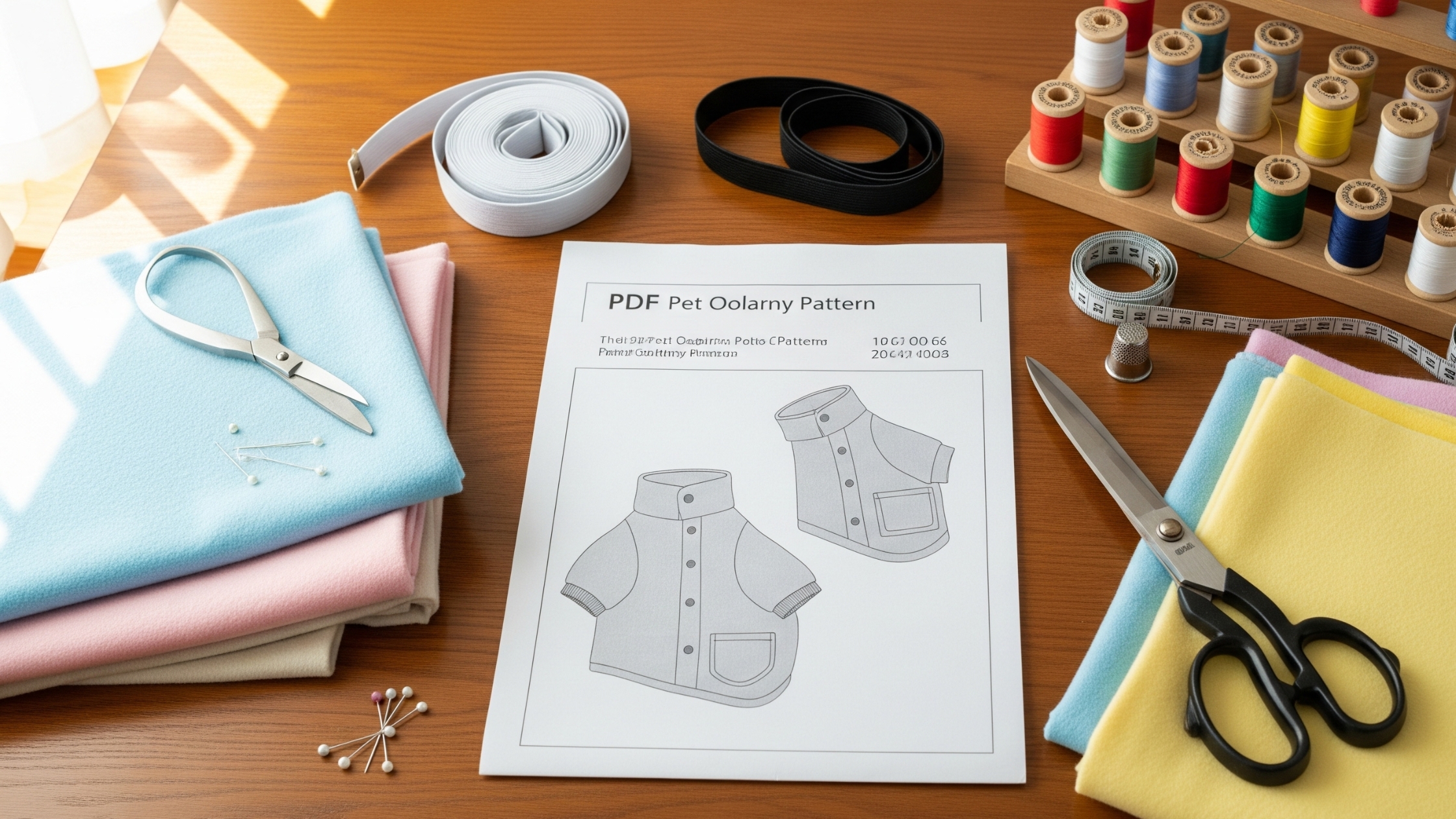 Materiais Necessários para Costurar Roupas Pet