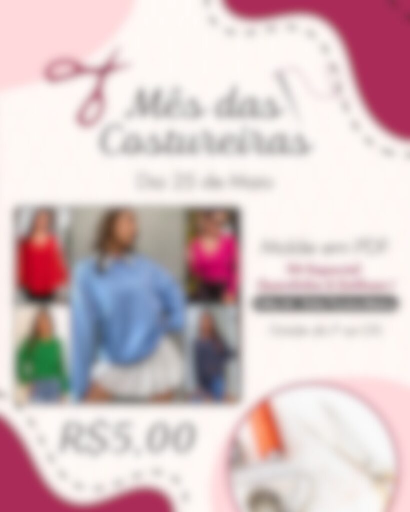 [Mês das Costureiras] (45) Molde em PDF - Kit Especial Quentinha e Estilosa 1