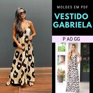 Molde Vestido Gabriela