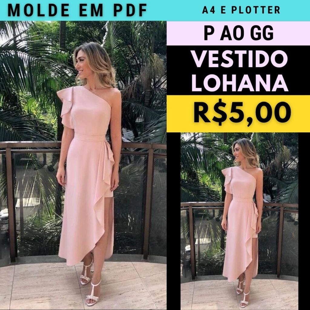 Molde Vestido Lohana