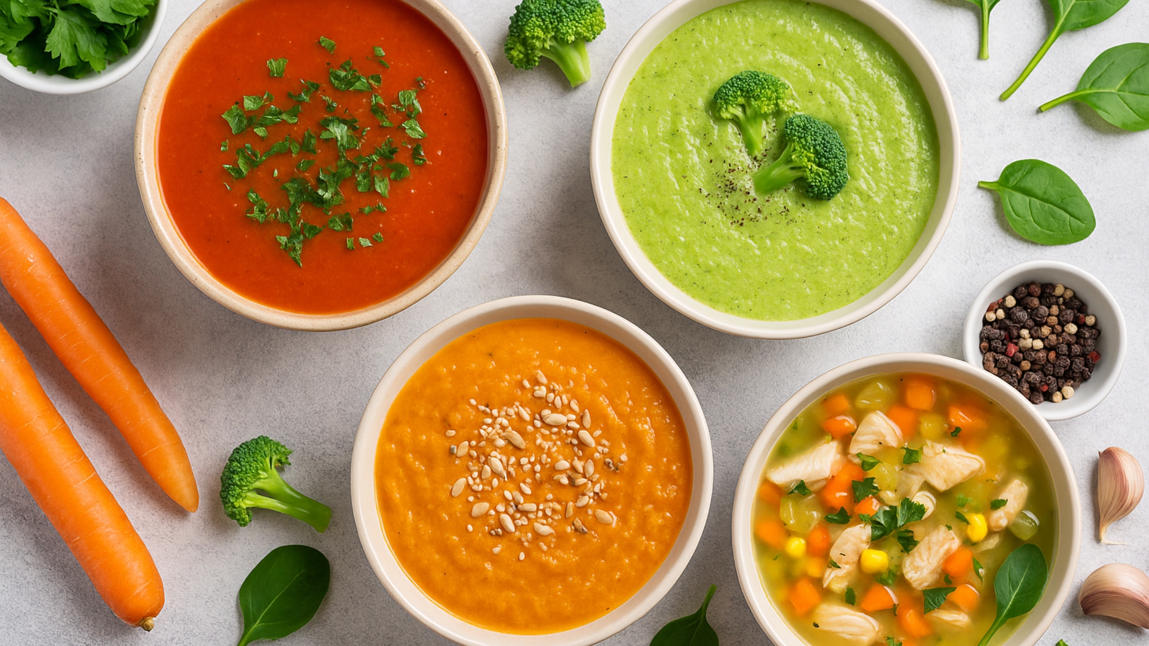 10 Receitas de Sopas Saudáveis para o Inverno