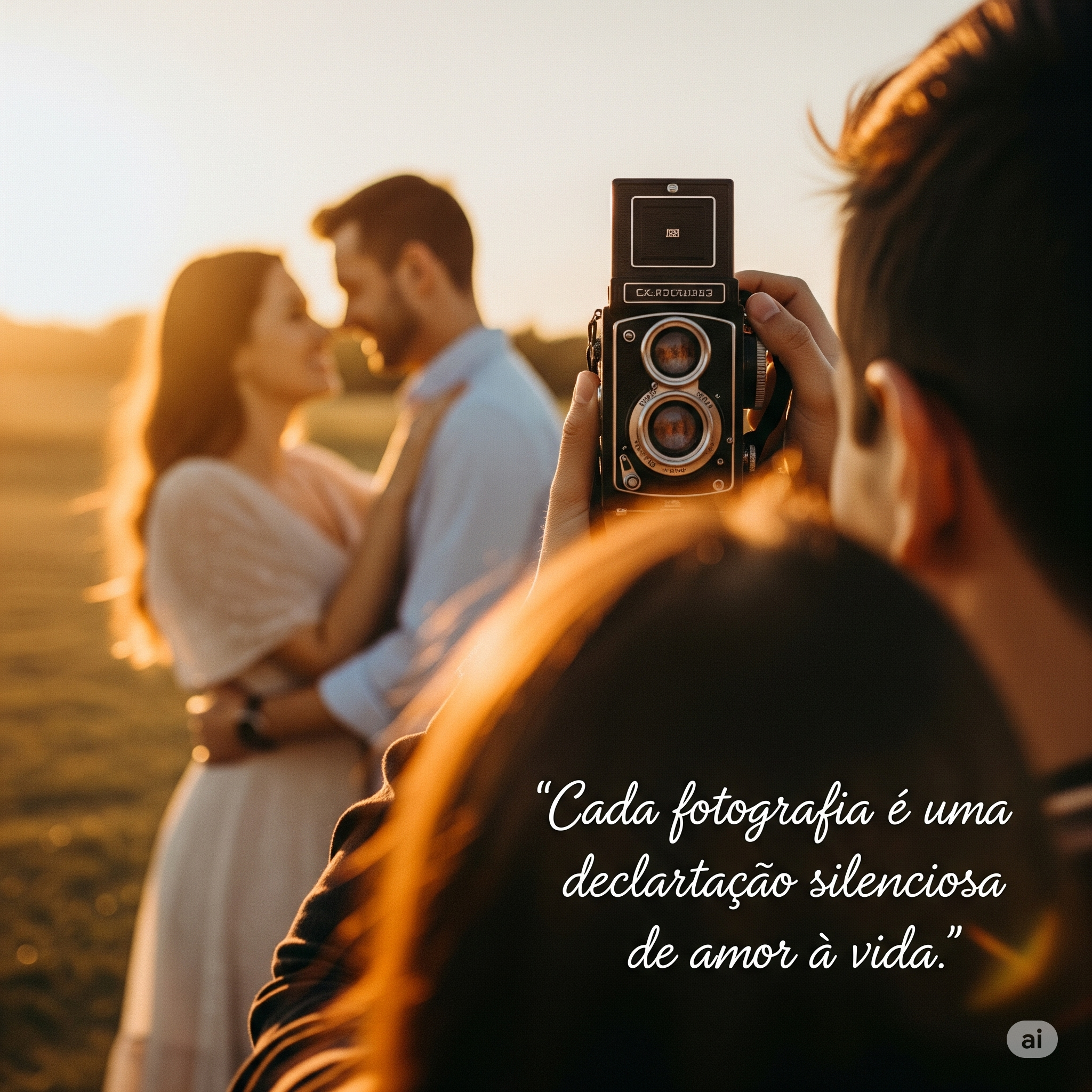 Cada fotografia é uma declaração silenciosa de amor à vida