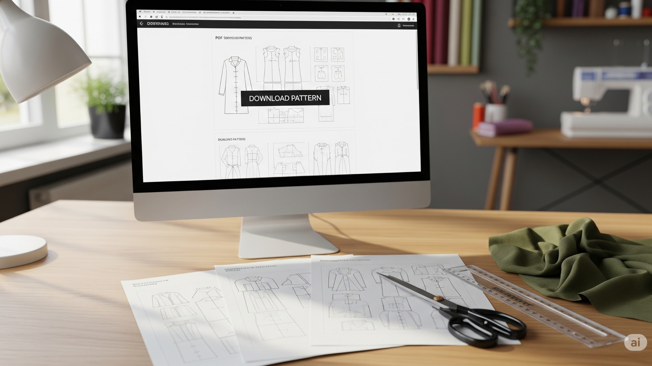 Como Baixar e Usar os Moldes em PDF