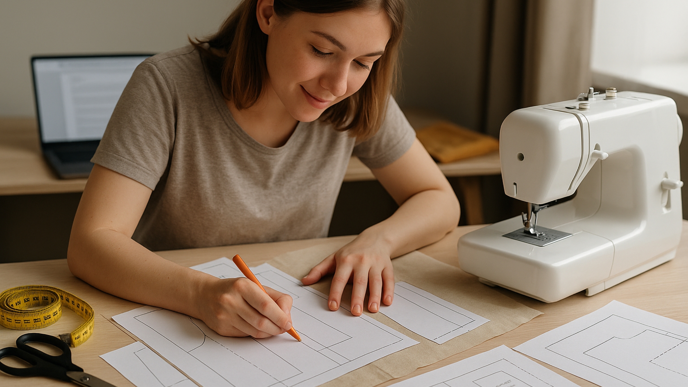 Como Começar a Costurar com Moldes em PDF