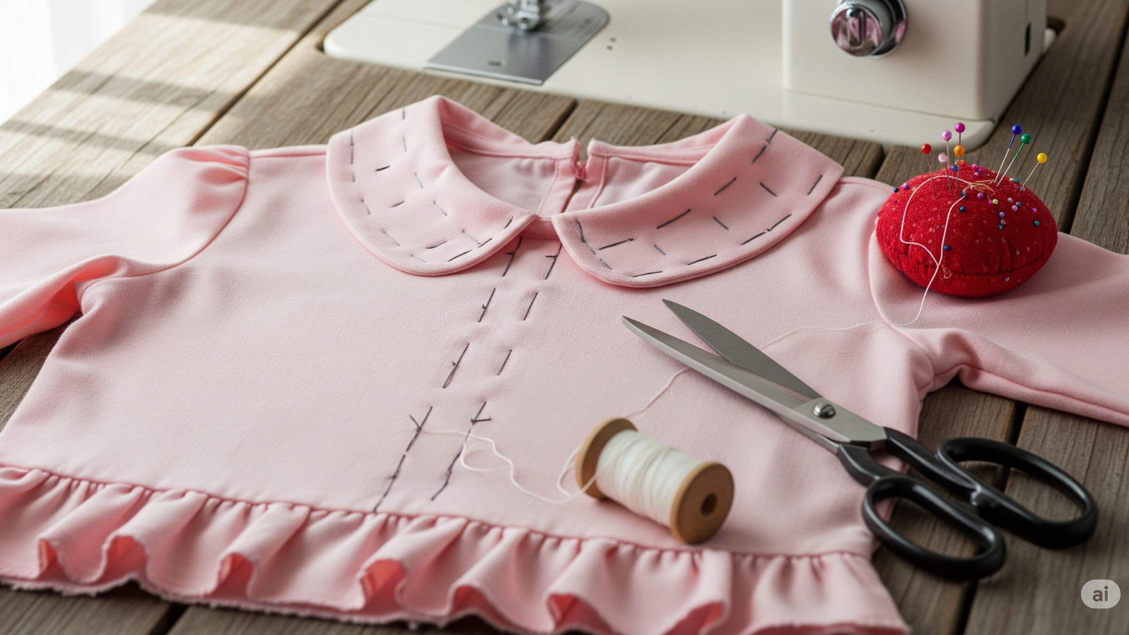 Como Costurar Golas e Babados com Acabamento Profissional_ Passo a Passo