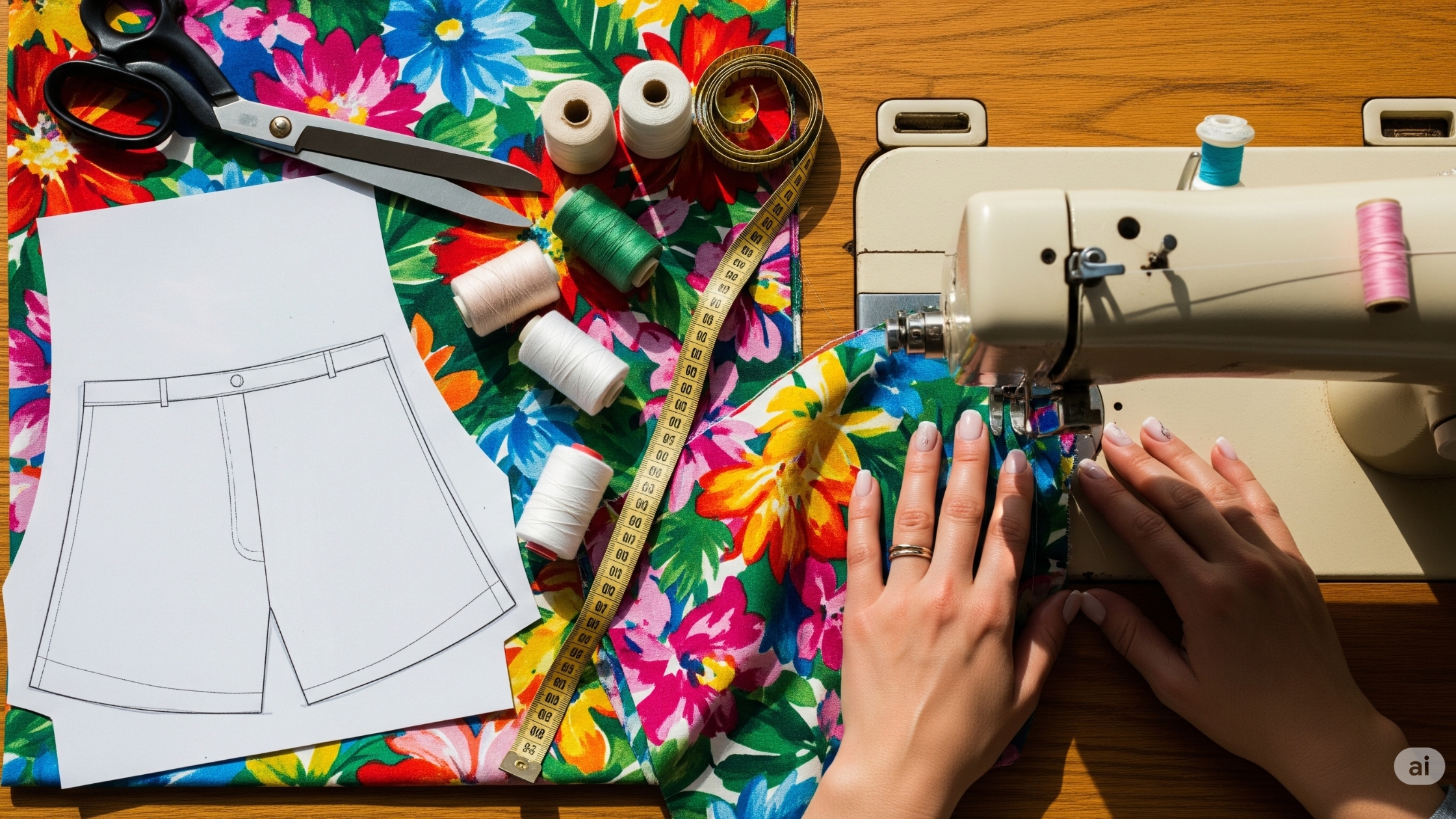 Como Costurar um Short Godê Passo a Passo