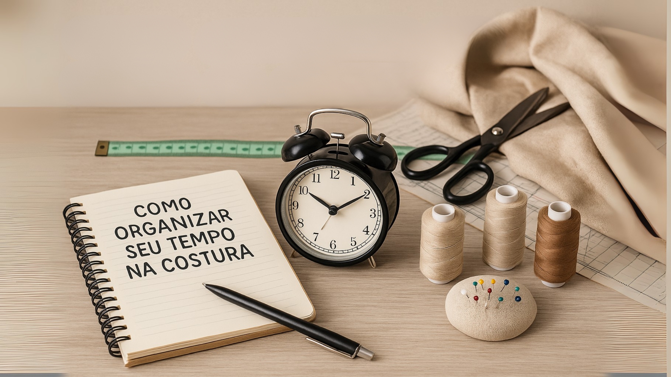 Como Organizar Seu Tempo na Costura