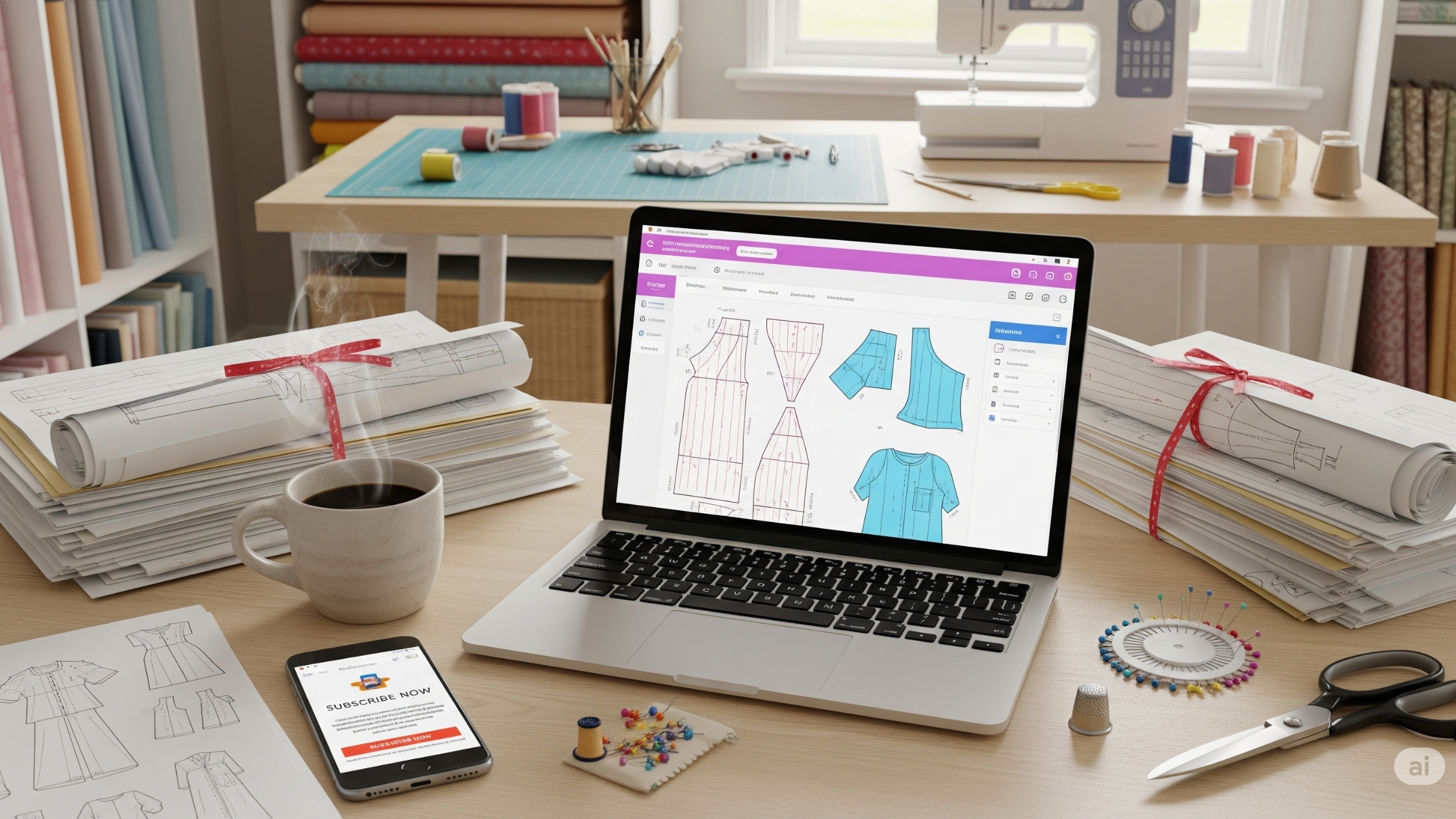 Como funciona uma assinatura de moldes em PDF