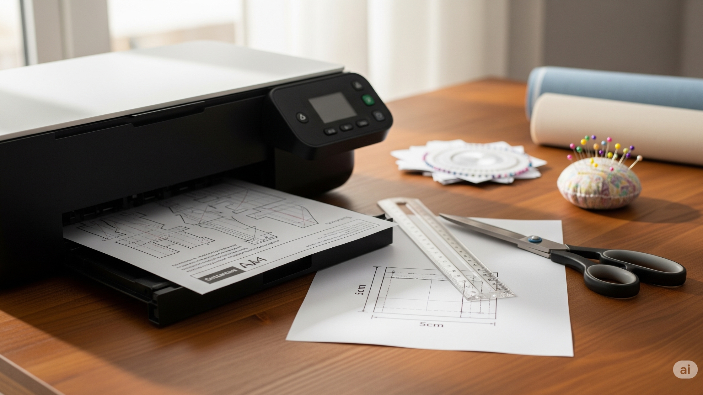 Como imprimir seus moldes corretamente