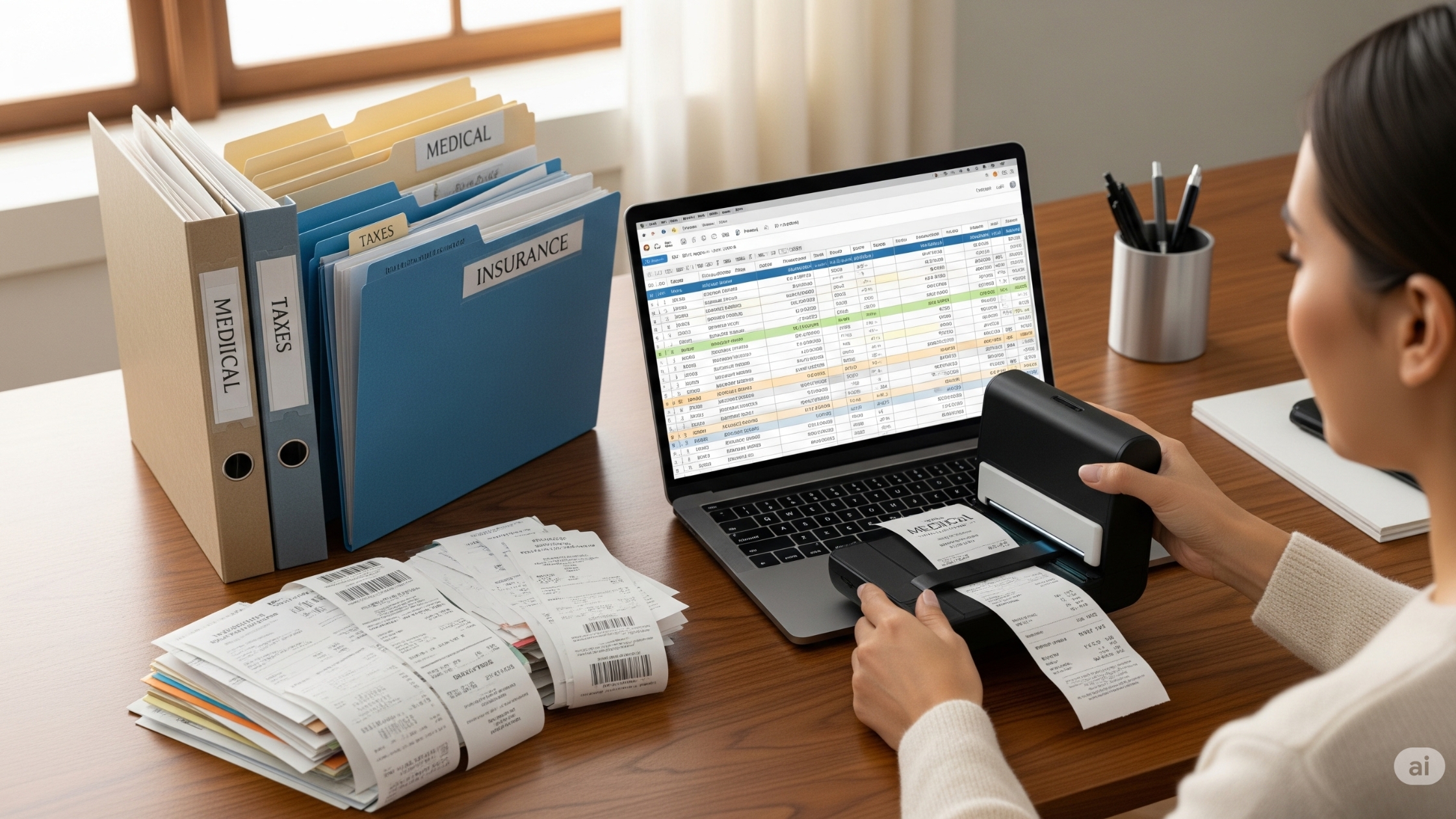 Como reunir e organizar os comprovantes corretos