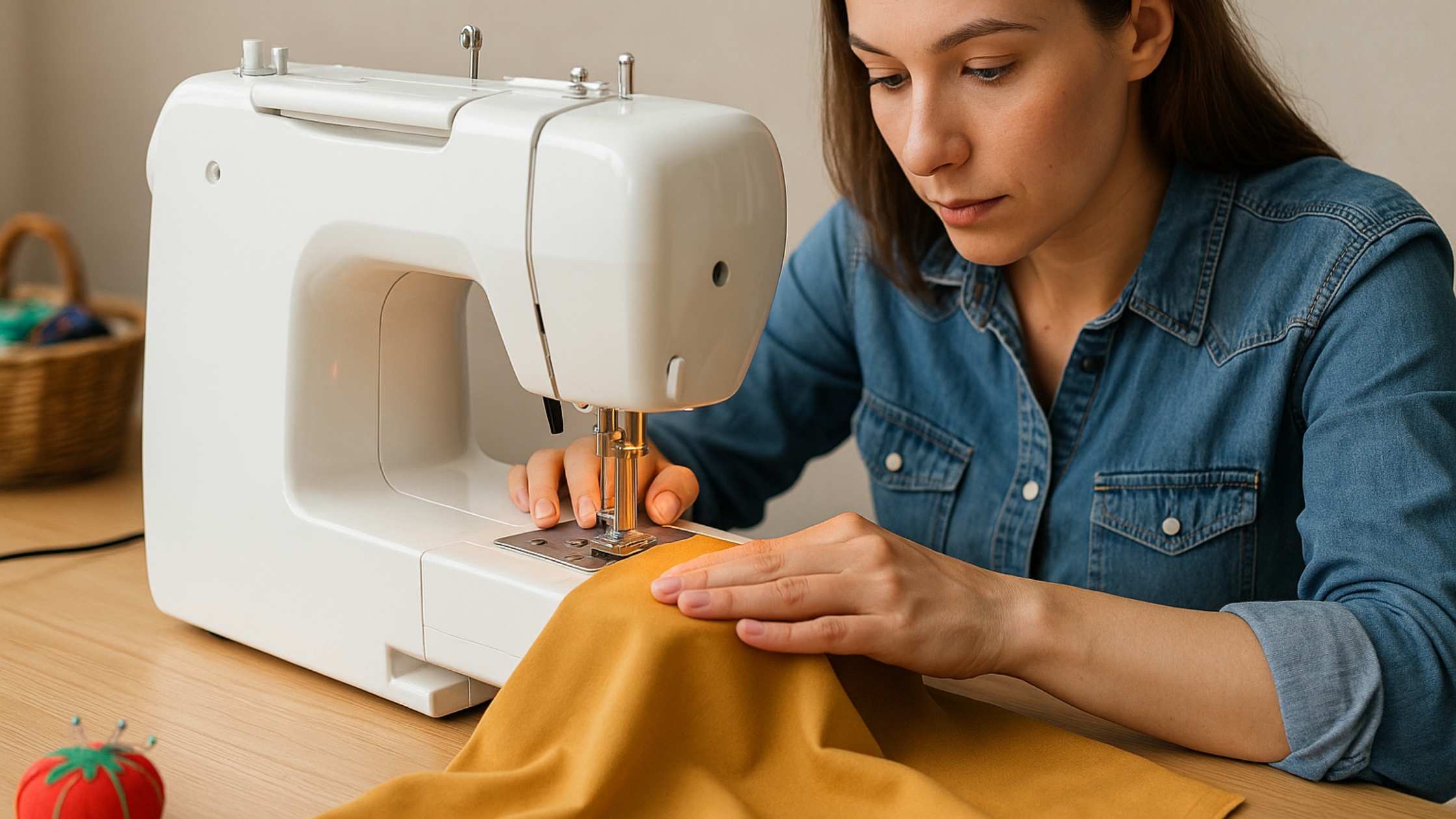 Como usar sua primeira máquina de costura