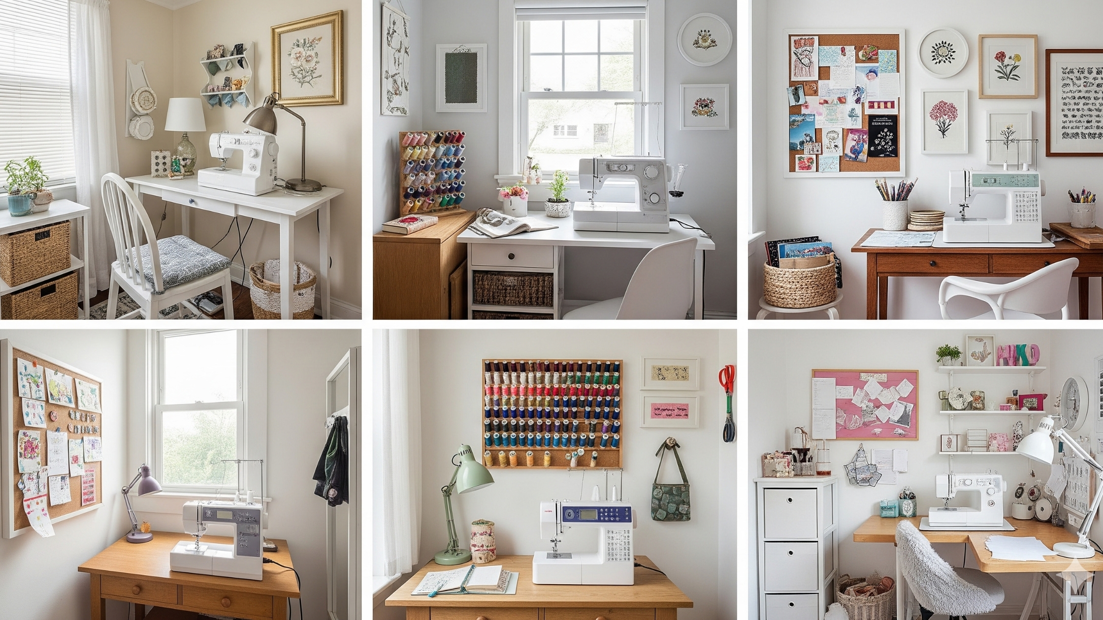 Conclusão Ateliês de Costura Simples são encantadores e funcionais