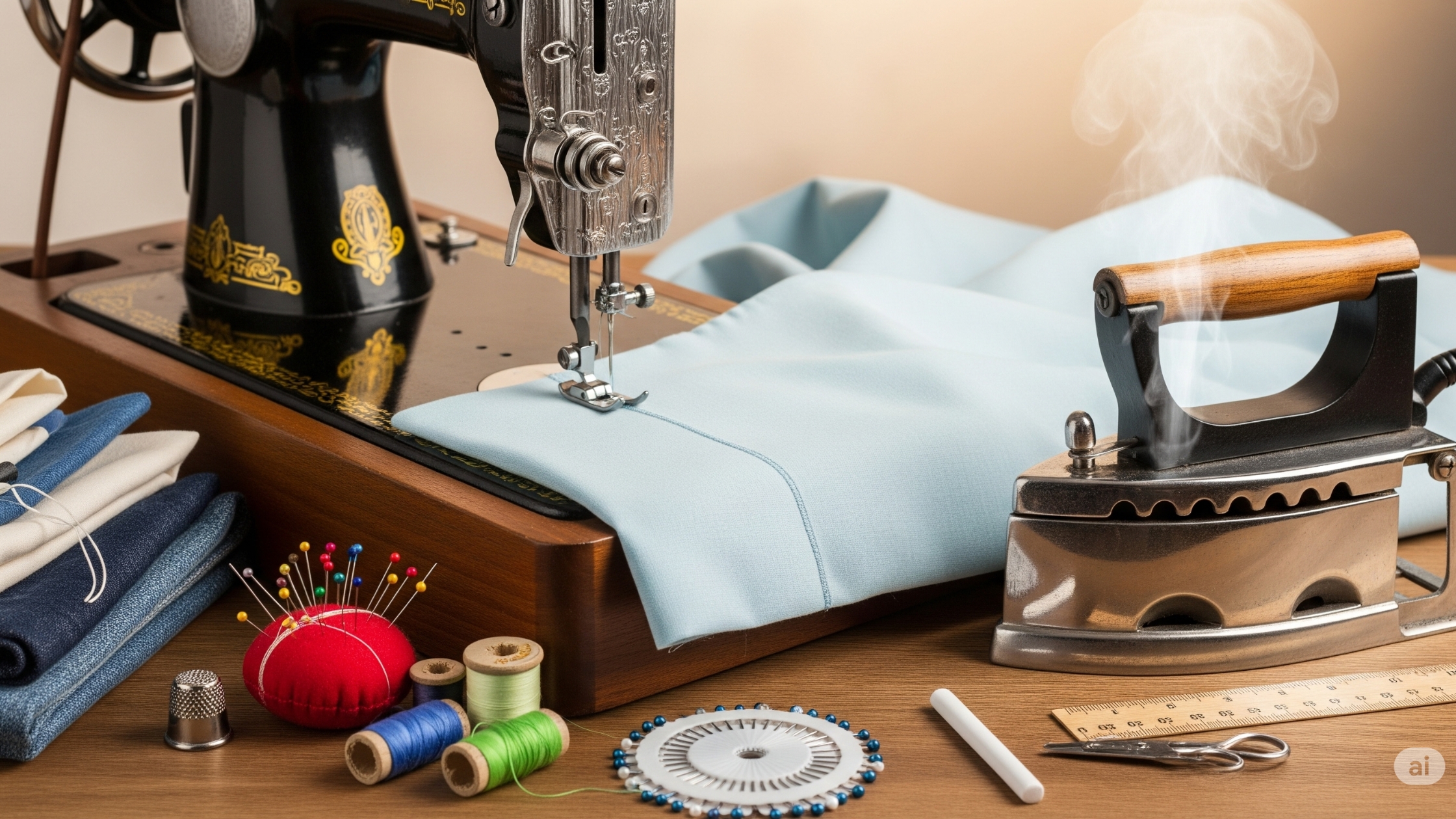 Costura e finalização da peça