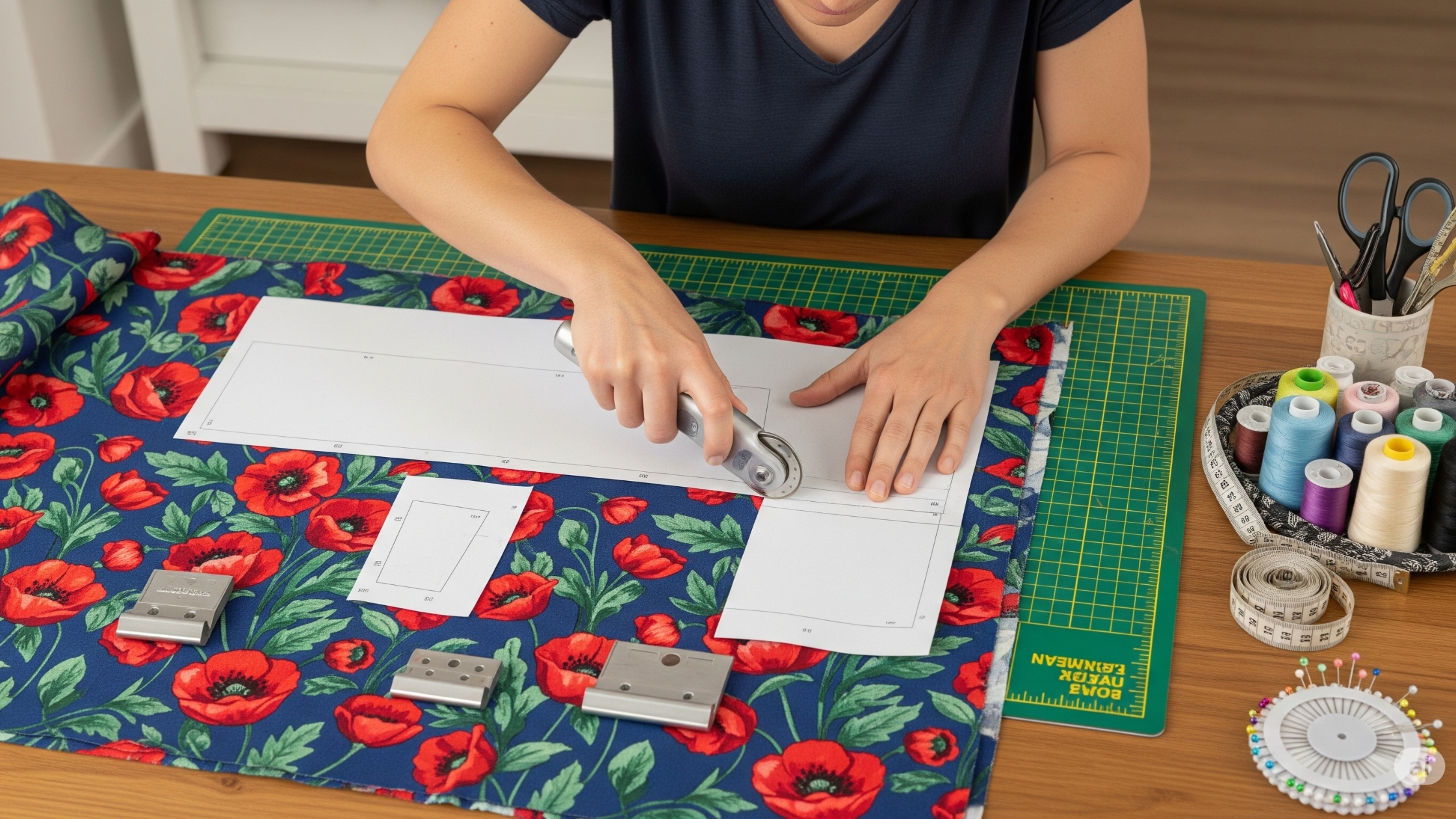 Dicas para cortar viscose com mais precisão