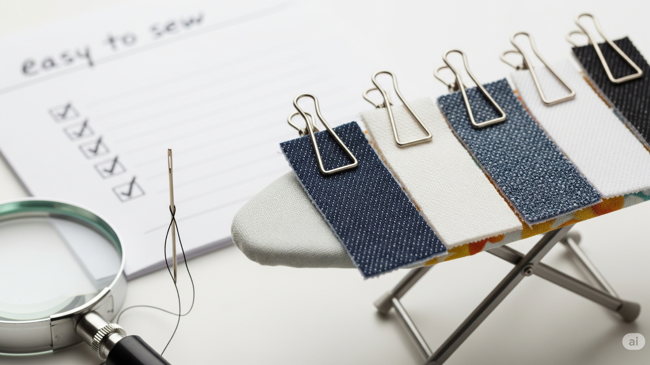 Dicas para testar o tecido antes de costurar