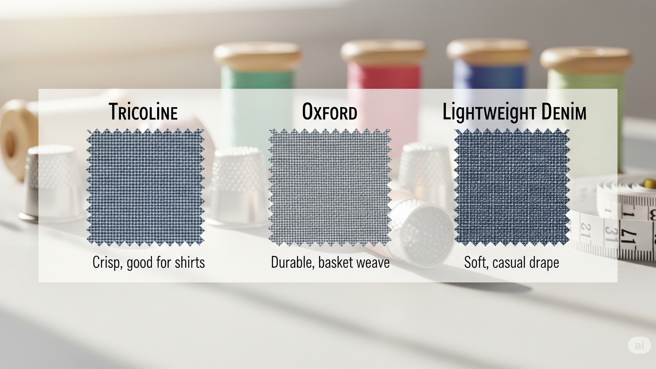 Entendendo o tecido ideal para iniciantes