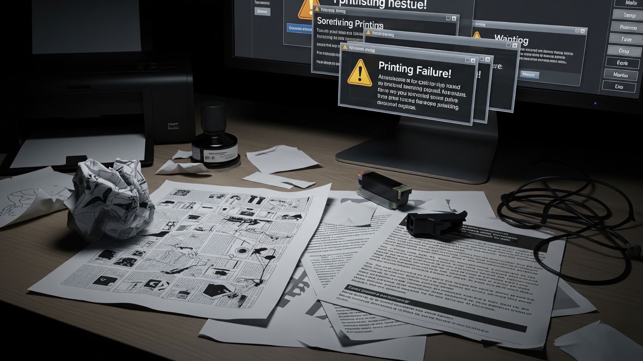 Erros comuns ao imprimir moldes em casa