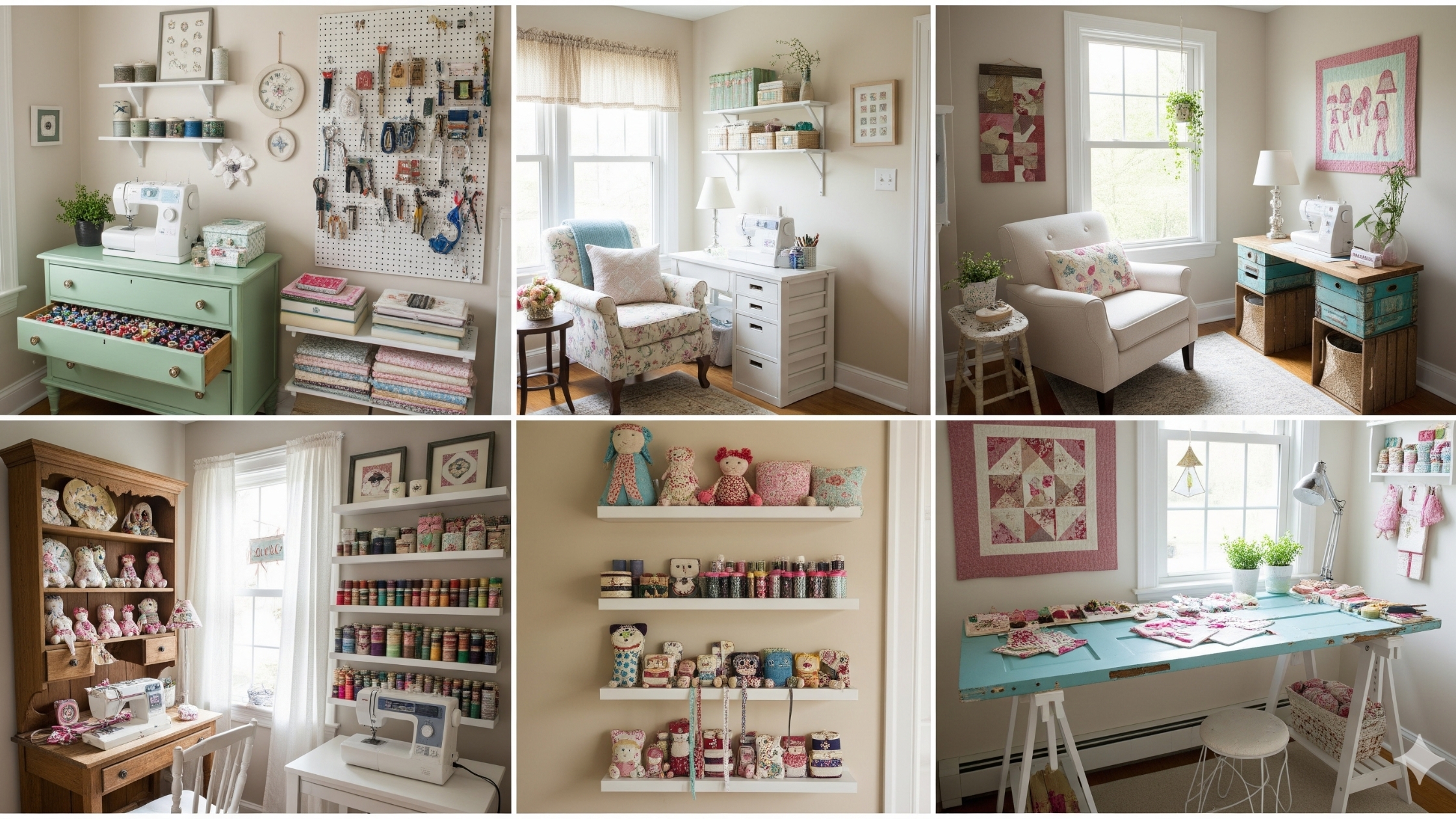Ideias encantadoras para montar Ateliês de Costura Simples
