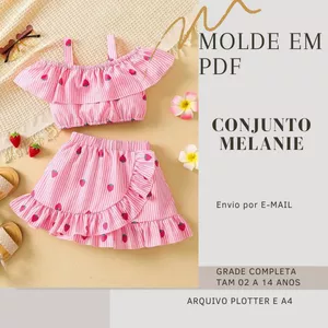 MOLDE EM PDF CONJUNTO MELANIE