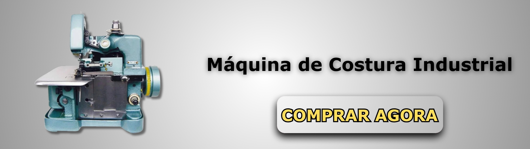Máquina de costura industrial _ Banner de Vendas