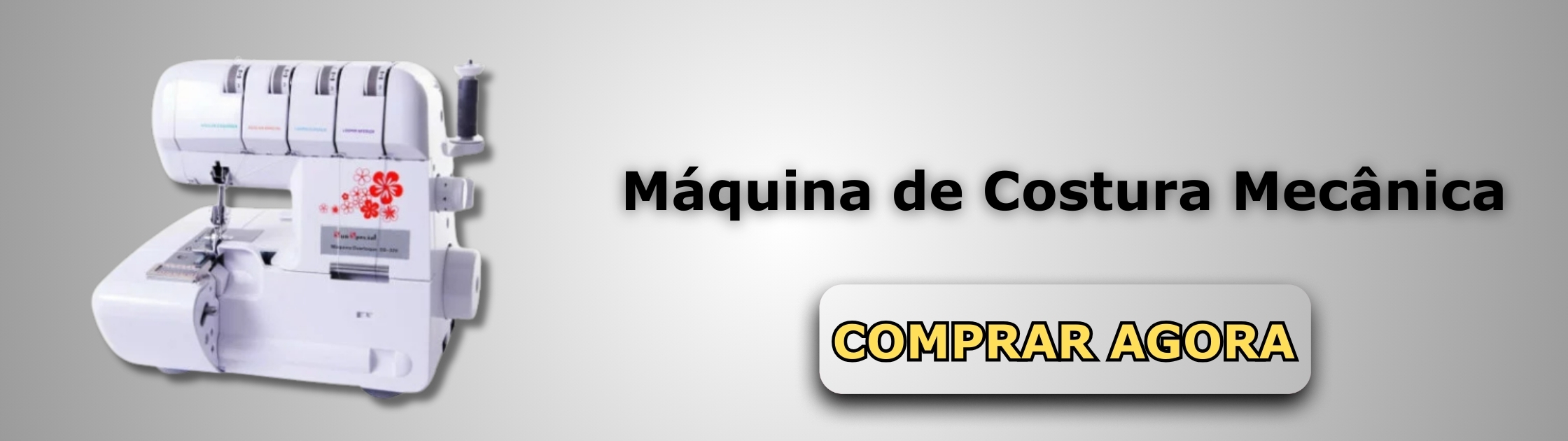 Máquina de costura mecânica _ Banner de Vendas