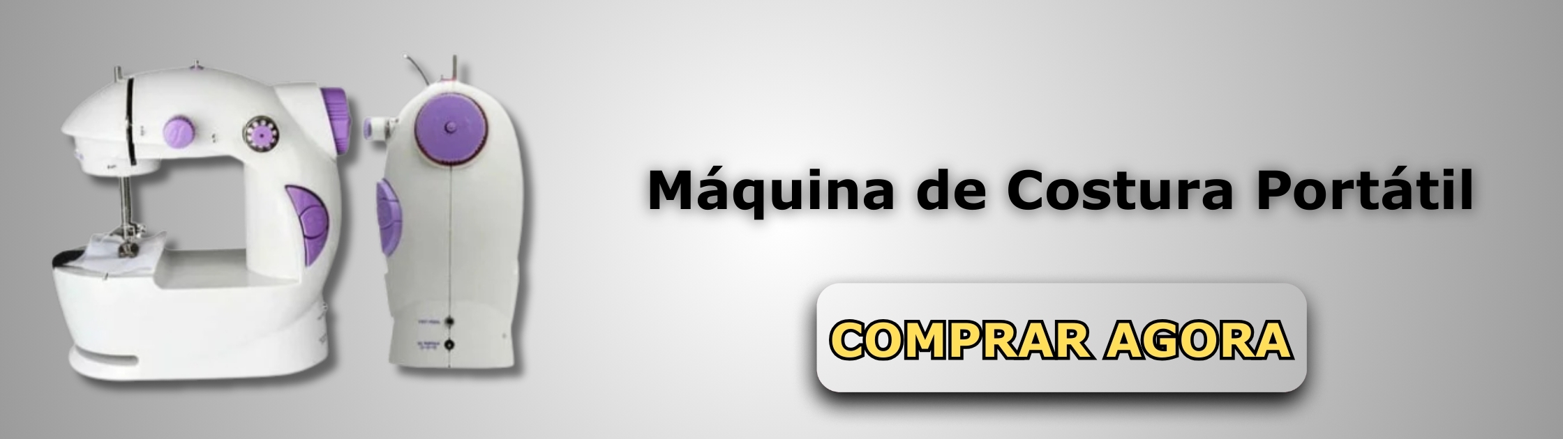 Máquina de costura portátil_ Banner de Vendas
