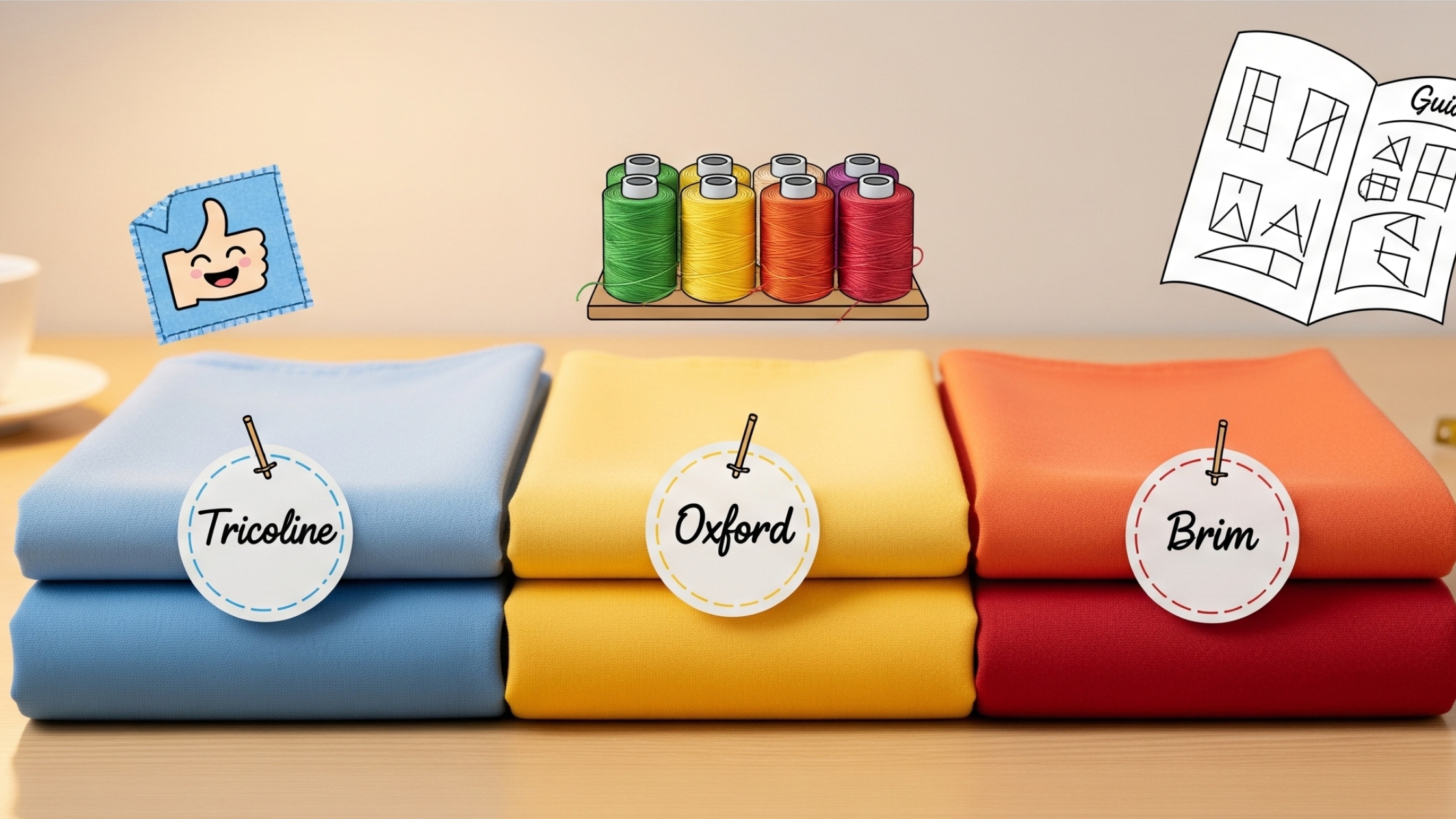 Melhores tecidos para começar a costurar