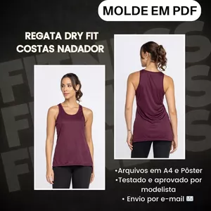 Molde Regata Dry Fit Costa Nadador