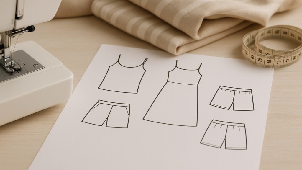 Molde em PDF Grátis para Costurar Peças Fresquinhas no Verão