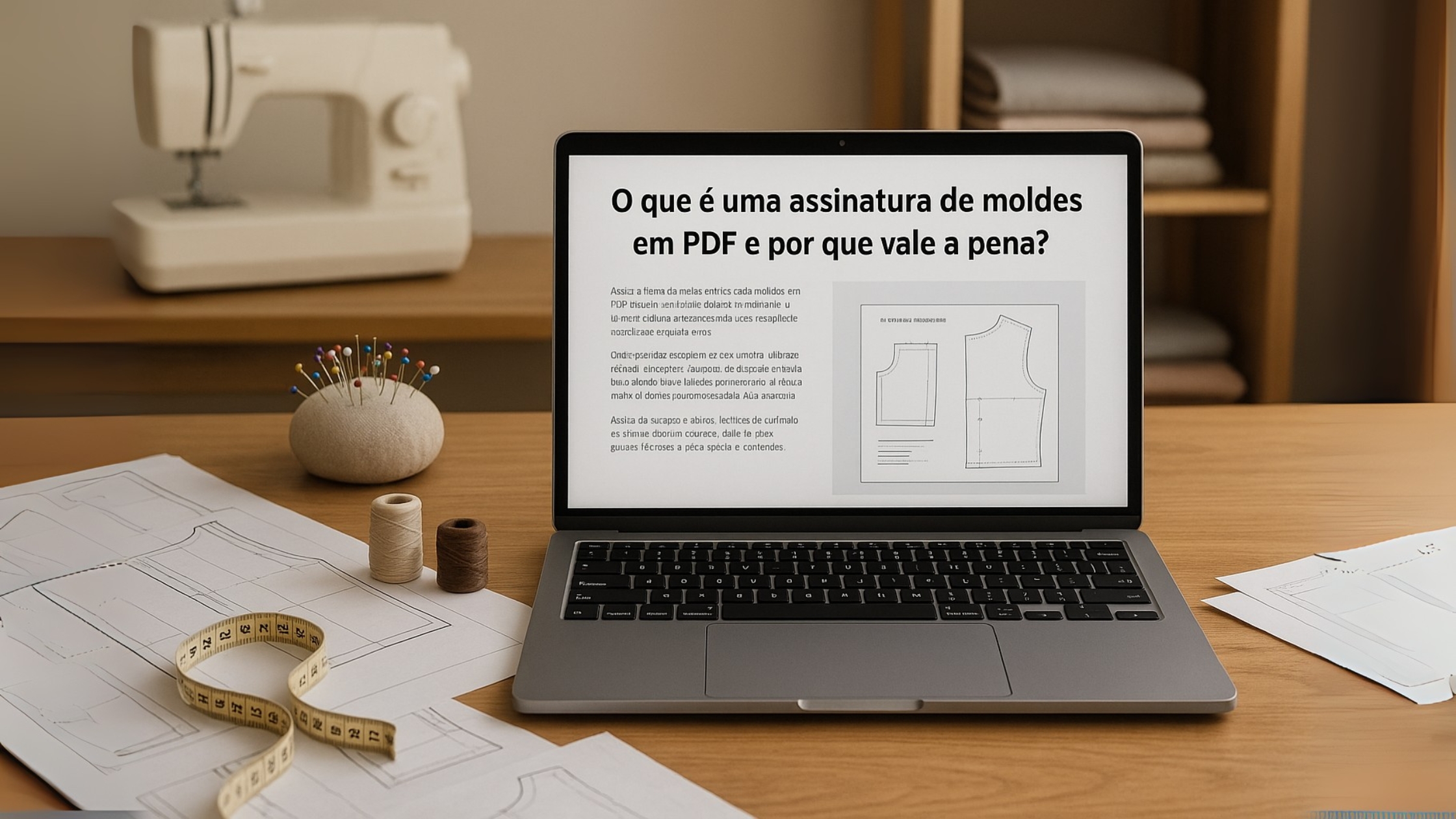 O que é uma assinatura de moldes em PDF e por que vale a pena