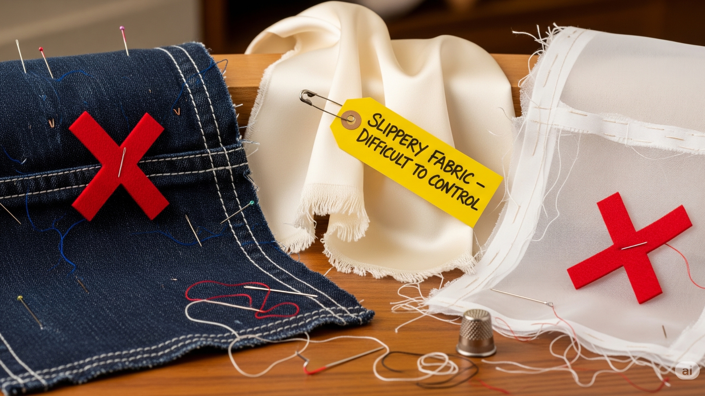 O que evitar ao escolher tecidos para manga bufante