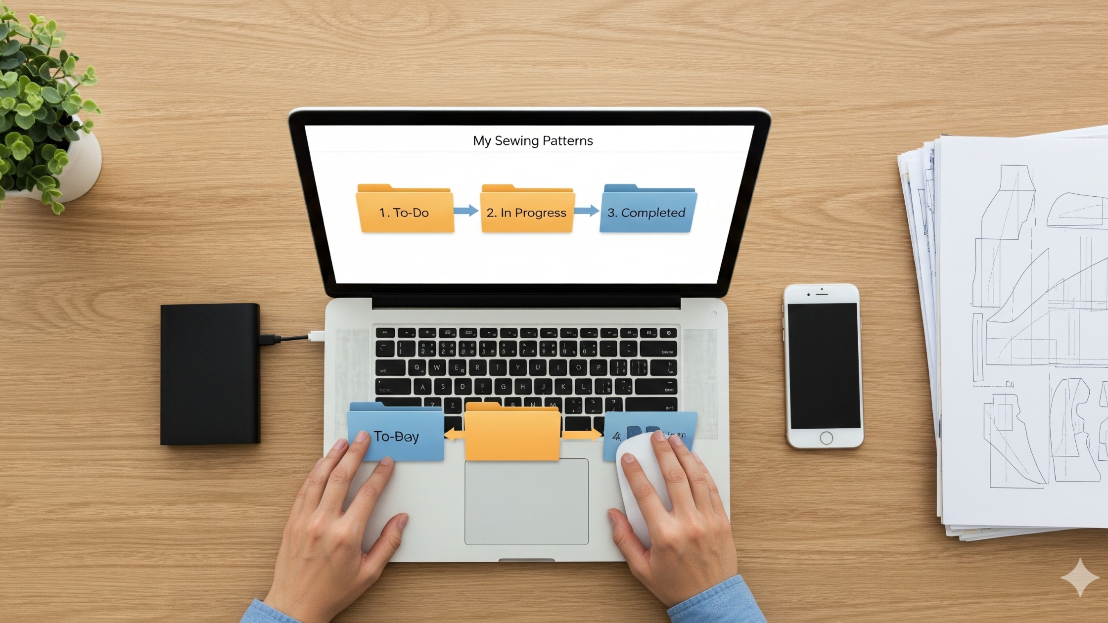 Passo a passo_ como começar a organizar seus moldes digitais