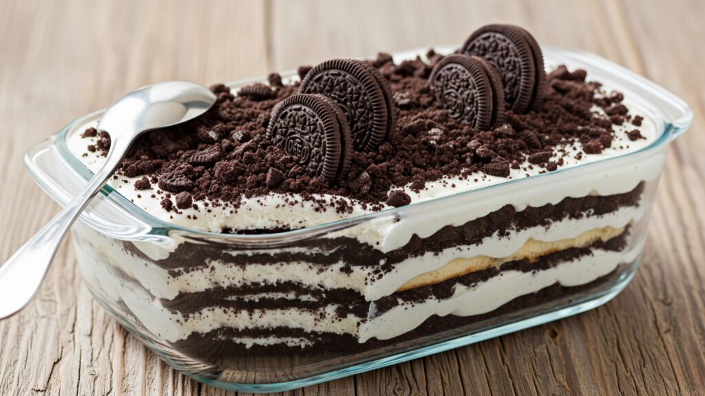 Pavê de Oreo com Leite Condensado Cremoso