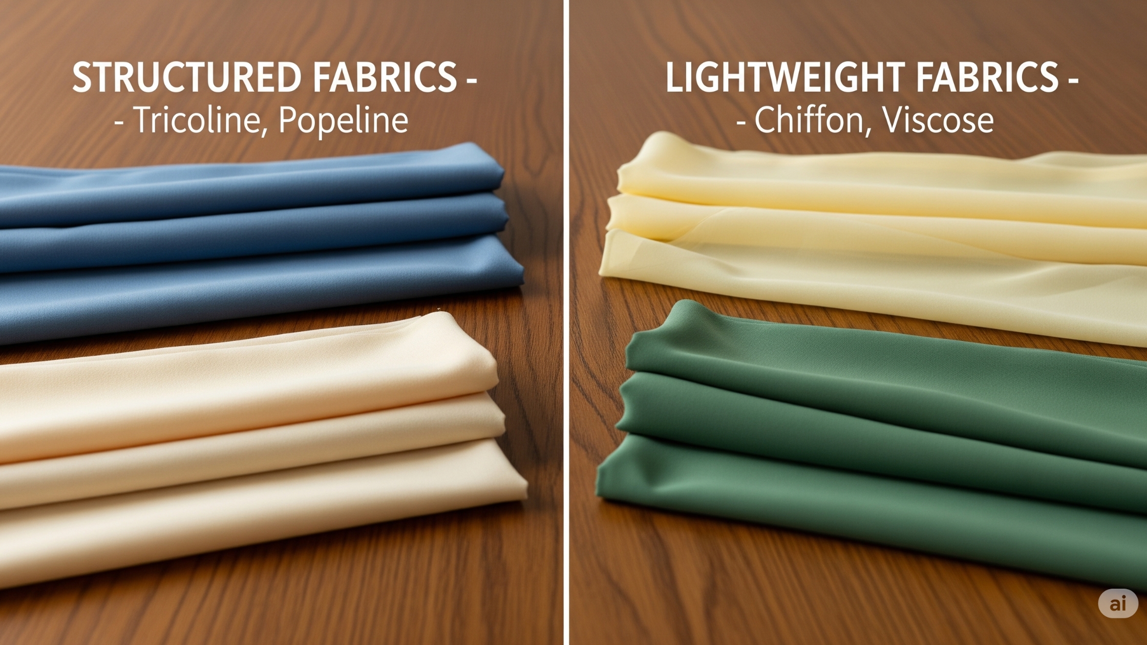 Tecidos estruturados x tecidos leves_ qual escolher