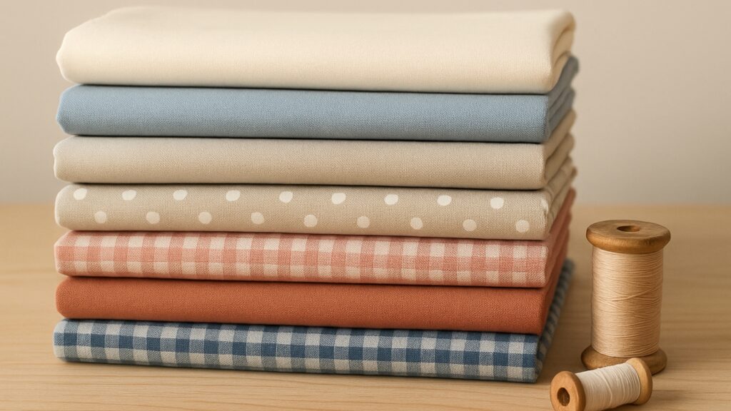 Tecidos ideais para iniciantes na costura